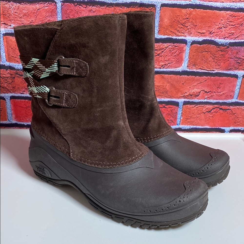 The North Face Women’s Faux‎ Fur Polartec Shellista II Pull-On Boots Size 8.5